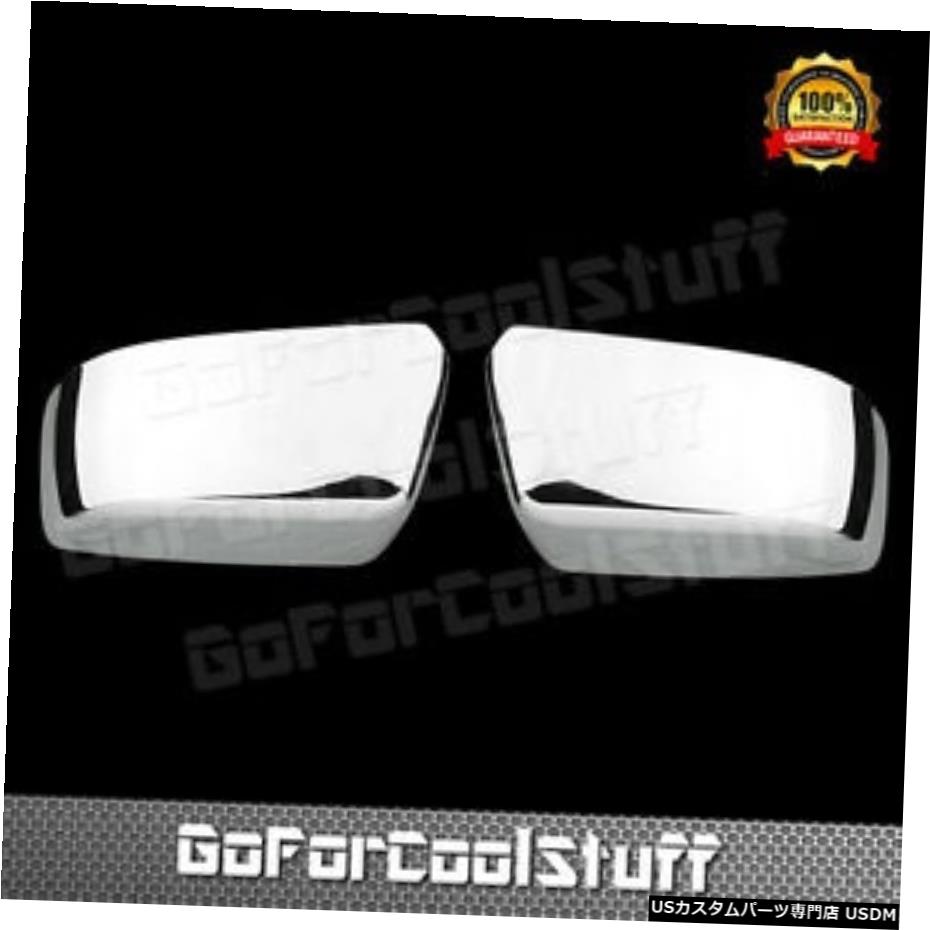 クロームメッキ For 2015 16 17 18 19 Chevy Tahoe Gmc Yukon Xl Chrome Mirror Top Half Covers 【並行輸入品】