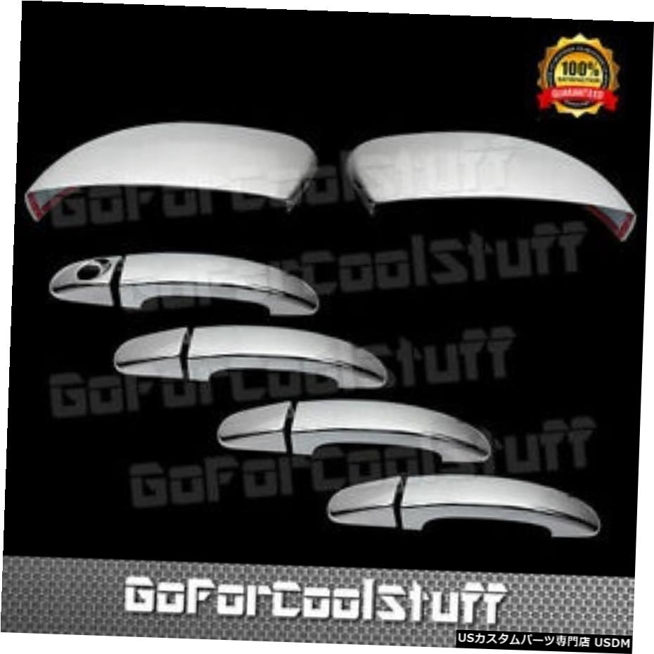 クロームメッキ FOR FORD FOCUS/ESCAPE 2013-14 CHROME MIRROR COVER & DOOR HANDLE COVER W/O PSKH 【並行輸入品】