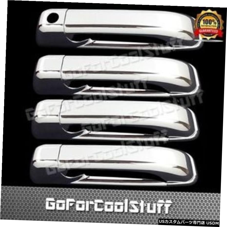 クロームメッキ For Jeep 05-11 Commander4Drs Handle W/O Pskh Chrome Covers 【並行輸入品】