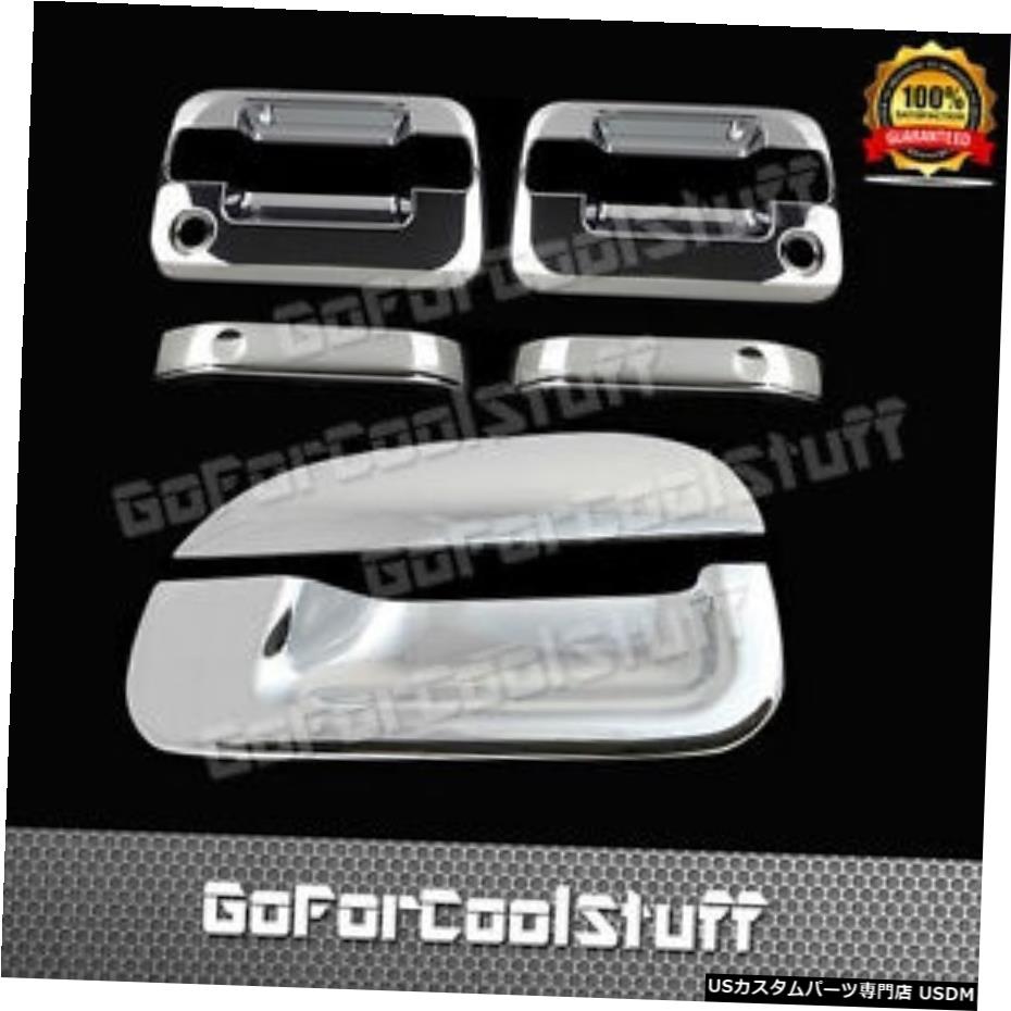 クロームメッキ フォード2004F-150クローム2ドアハンドルW / Oキーパッド+トランクテールゲートカバーW / O kh For Ford 2004 F-150 Chrome 2 Door Handle W/O Keypad+ Trunk Tailgate Cover W/O kh 【並行輸入品】
