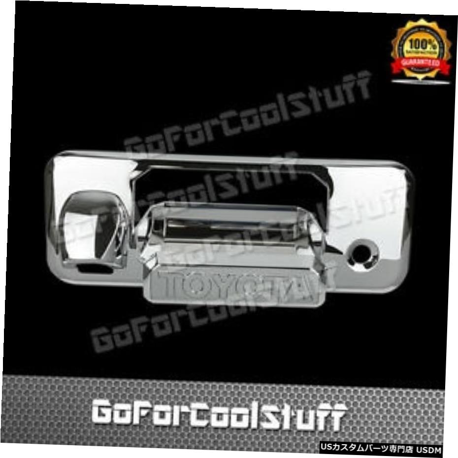 クロームメッキ トヨタタンドラ2014用1516 17 18クロームトランクテールゲートカバー、キーとカメラ付き For Toyota Tundra 2014 15 16 17 18 Chrome Trunk Tailgate Cover w/ Key & Camera 【並行輸入品】