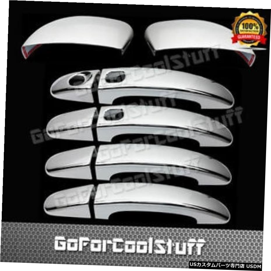 クロームメッキ フォードフォーカス13-144DRSハンドルなしPSGKH +ミラーなし信号2pcクロームカバー FOR FORD Focus 13-14 4DRS handle w/o PSGKH+Mirror w/o signal 2pc CHROME COVERS 【並行輸入品】