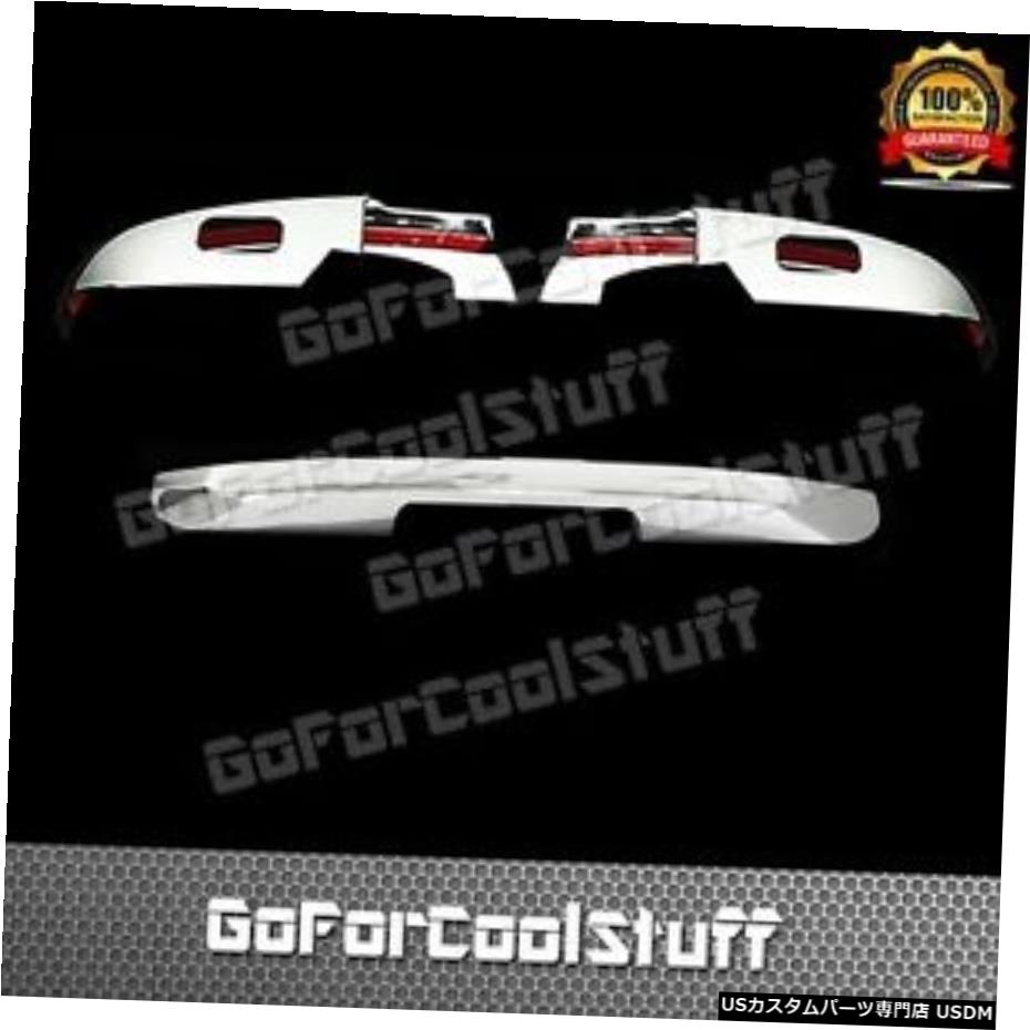 クロームメッキ 07-13シェビータホロワーミラー+リアテールゲートアブクロームカバー用 For 07-13 Chevy Tahoe Lower Mirror+Rear Tailgate Abs Chrome Covers 【並行輸入品】