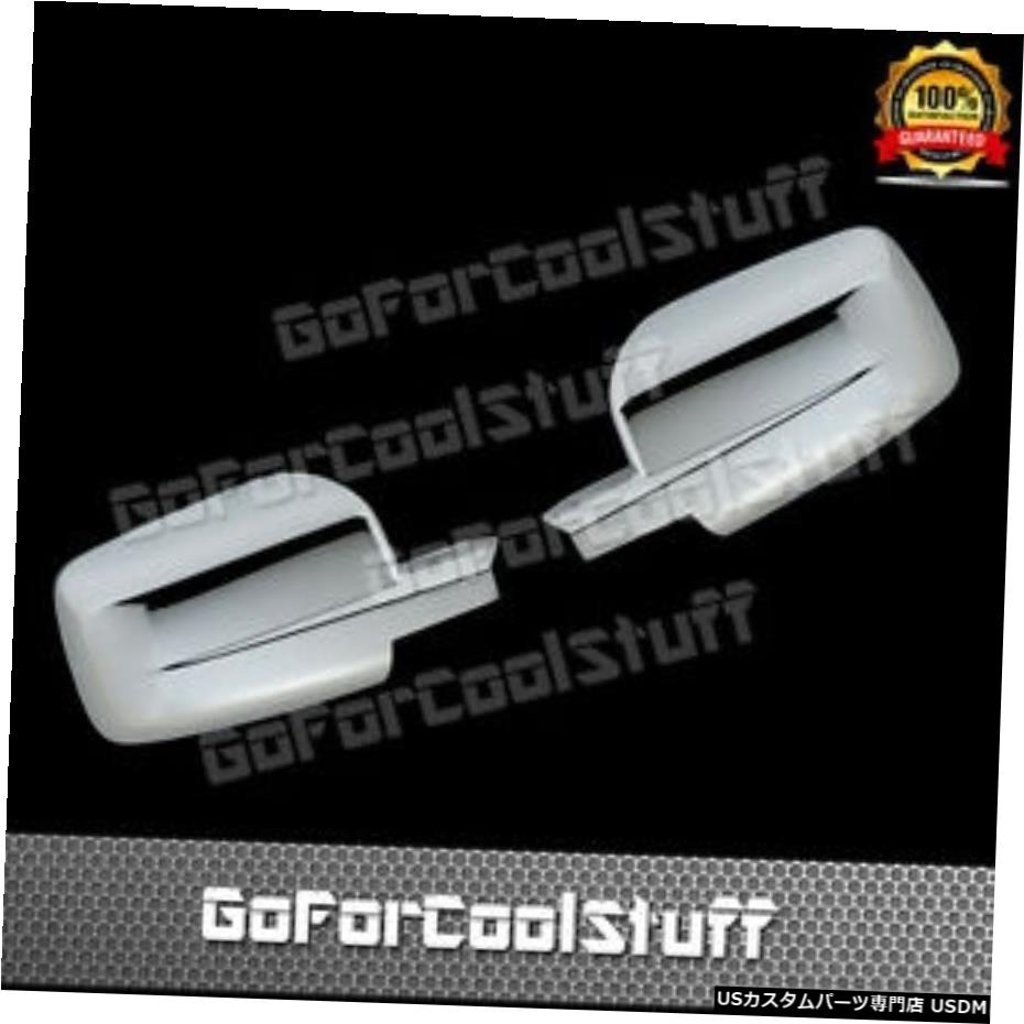 クロームメッキ ダッジラム2500 / 35002010-2014クロームミラーカバーウインカーカットアウトなし For Dodge Ram 2500/3500 2010-2014 Chrome Mirror Covers W/Out Turn Signal Cutout 【並行輸入品】