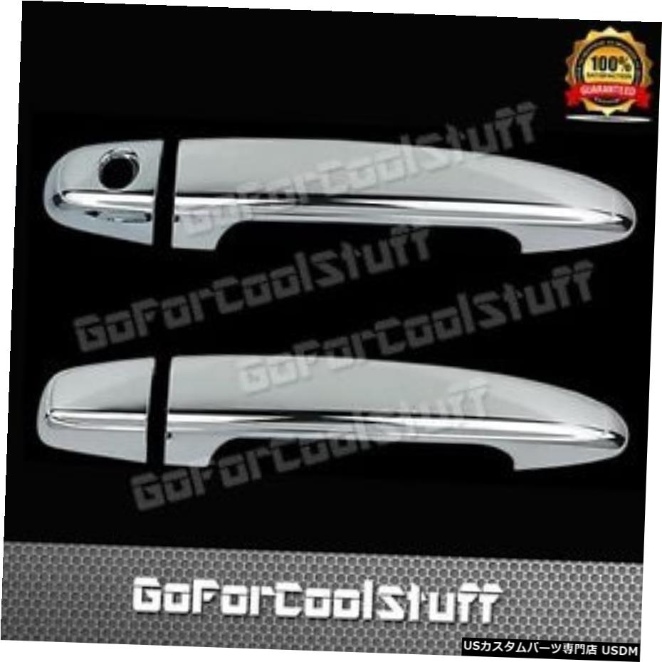 クロームメッキ 2005-2015トヨタタコマ2ドアハンドルクロームカバーW / O PSGR KH For 2005-2015 Toyota Tacoma SET OF 2 DOOR HANDLE Chrome Cover W/O PSGR KH 【並行輸入品】