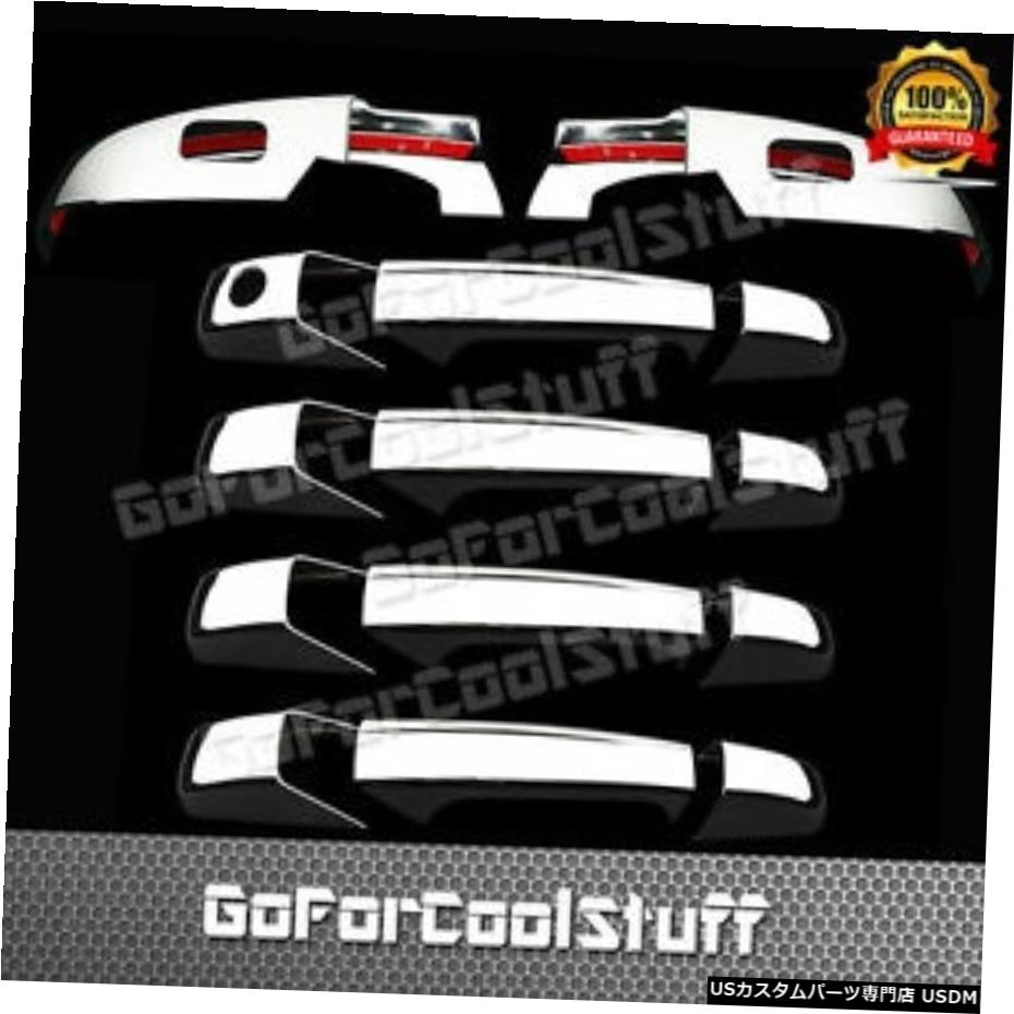クロームメッキ Chevy Silverado1500 / 2500/3500 07-13 4Drハンドル+ミラー(カットアウトクロームカバー付き) For Chevy Silverado1500/2500/3500 07-13 4Dr Handle+Mirror W/Cutout Chrome Covers 【並行輸入品】