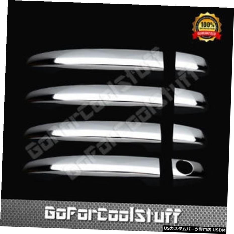 クロームメッキ For Lexus Gx-470 04-09 Chrome 4 Doors Handles Covers W/Out Passenger Keyhole 【並行輸入品】