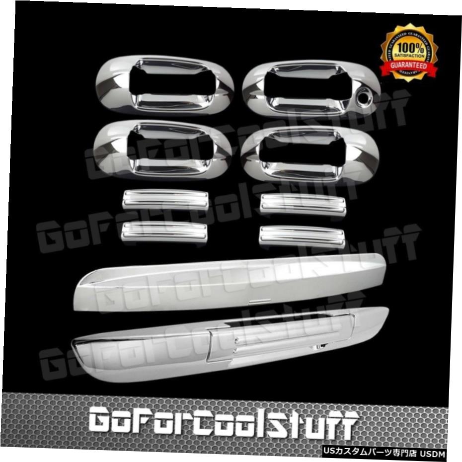 クロームメッキ For 03~12 Ford Expedition Chrome 4 Door Handle L & U Tailgate Covers 【並行輸入品】