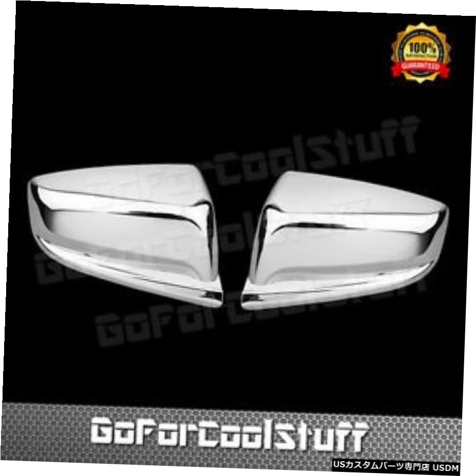 クロームメッキ For 2013-2015 Chevy Chevrolet Malibu Chrome Top Mirror Cover 【並行輸入品】