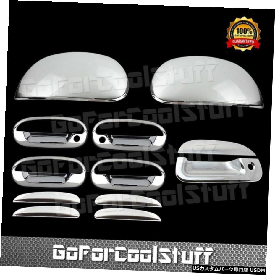 クロームメッキ For Ford F-150 97-03 Chrome Mirror Cap, Door Handle & Tailgate Cover W/ Pskh 【並行輸入品】 30,102円