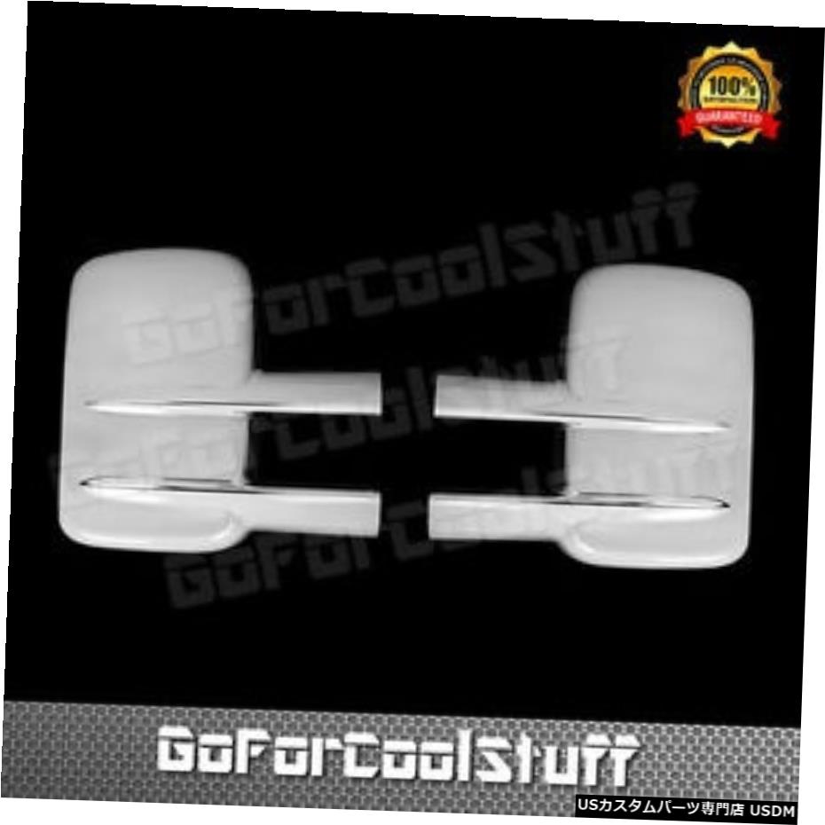 クロームメッキ For Chevy 2003-2016 Silverado 2500 / 3500 Hd Chrome Mirror Cover 【並行輸入品】