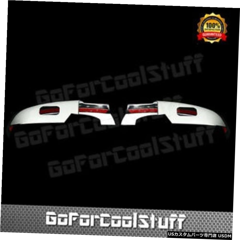クロームメッキ For Chevy Tahoe 2007-2014 Chrome Mirror Covers Lower Portion W/ Light Cutout 【並行輸入品】
