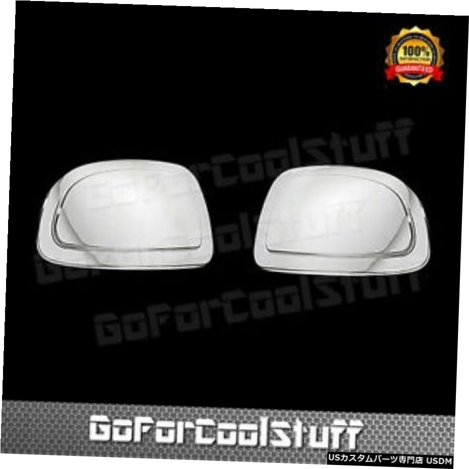 クロームメッキ For 02 03 04 05 06 07 08 09 Gmc Envoy Chevy Trailblazer Chrome Mirror Covers Cap 【並行輸入品】