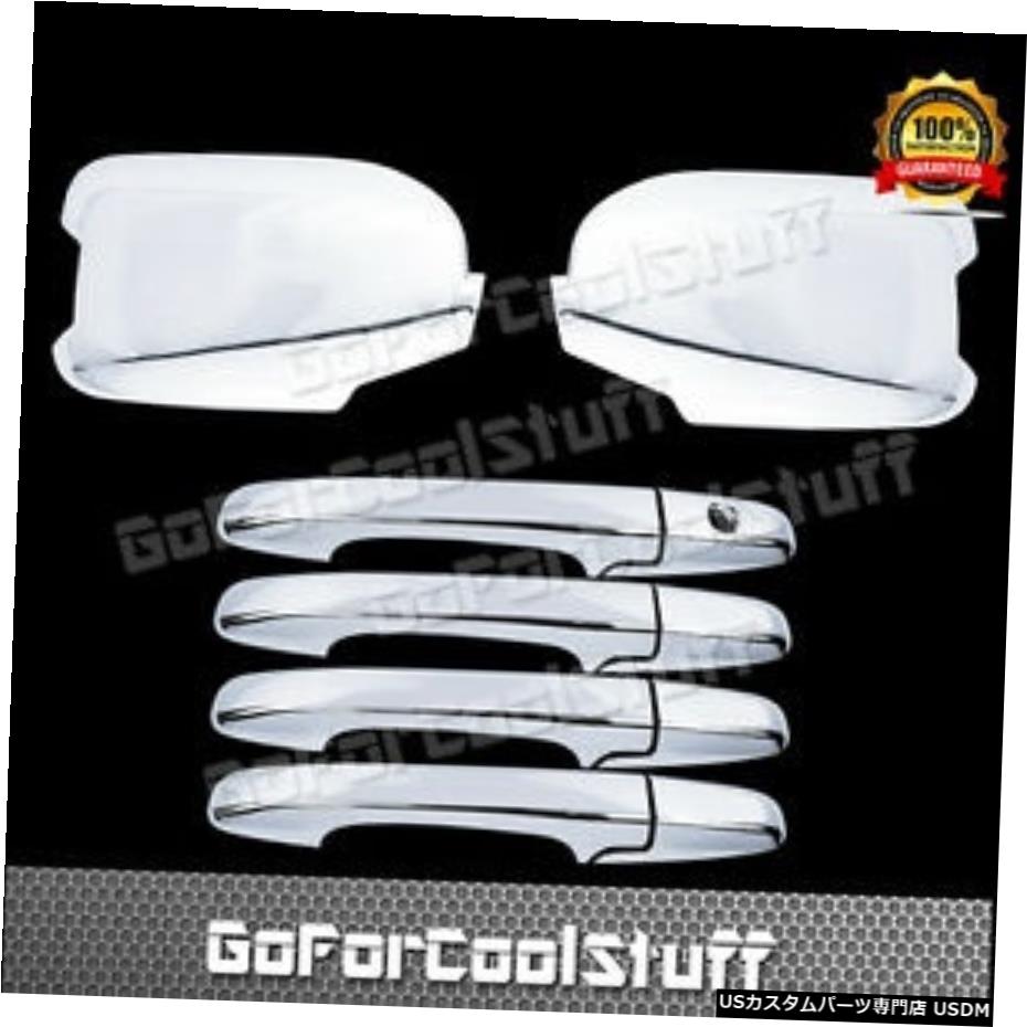 クロームメッキ FOR HONDA 2009-2014 2015 PILOT 4DOOR HANDLE MIRROR CHROME COVERS W/TURNING LIGHT 【並行輸入品】 30,102円