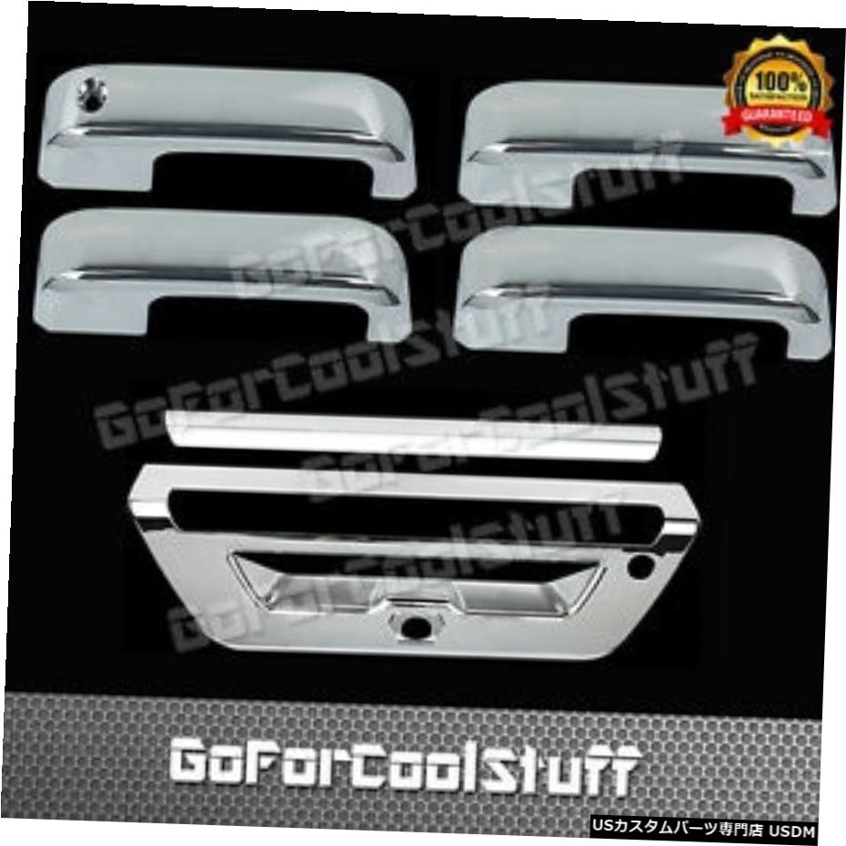 クロームメッキ 2015-Up For Ford F-150 4 Door W/o Smrt Kh+ Trunk Tailgate W/CamHole Chrome Cover 【並行輸入品】