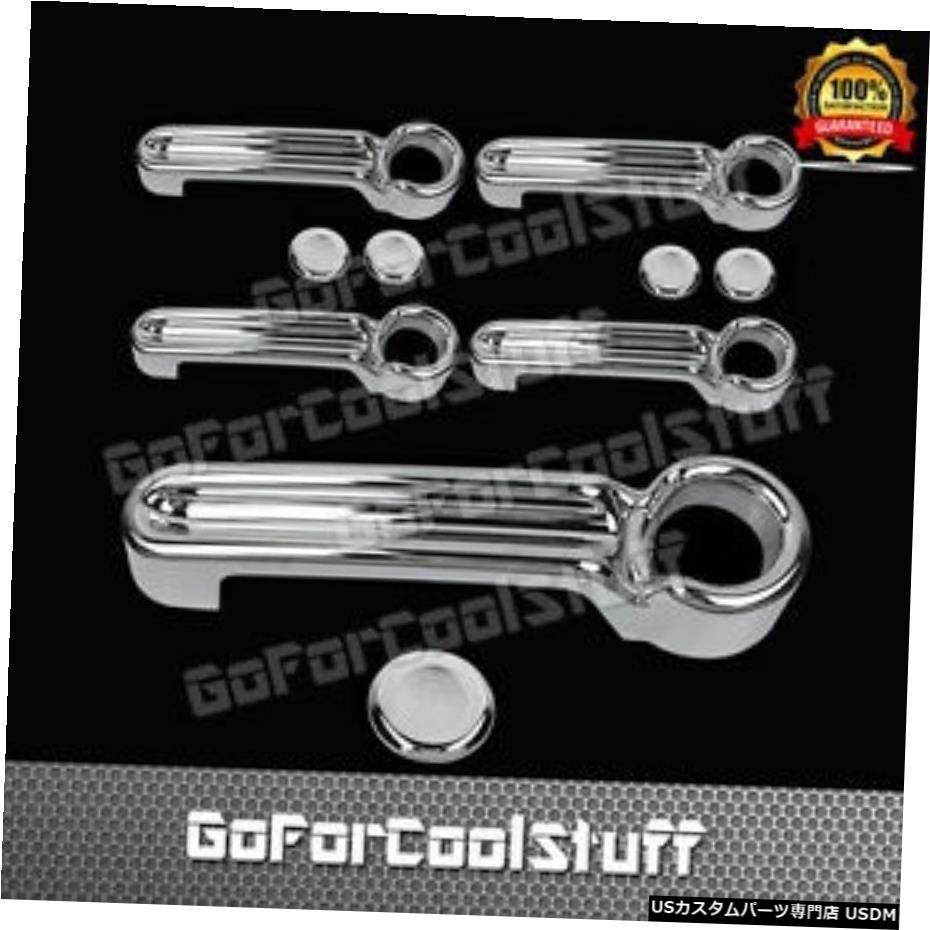 クロームメッキ ダッジ2007-2012Nitro Chrome4ドアハンドルW / Out Pskh +トランクテールゲートカバー For Dodge 2007-2012 Nitro Chrome 4 Door Handle W/Out Pskh+ Trunk Tailgate Cover 【並行輸入品】