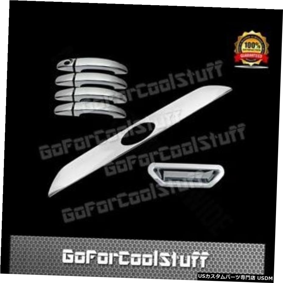 クロームメッキ 13-14 FORD ESCAPE4ドアハンドル+テールゲート+リアトランクロゴクロームカバー For 13-14 FORD ESCAPE 4 Door Handle + Tailgate + Rear Trunk Logo Chrome Cover 【並行輸入品】 31,103円