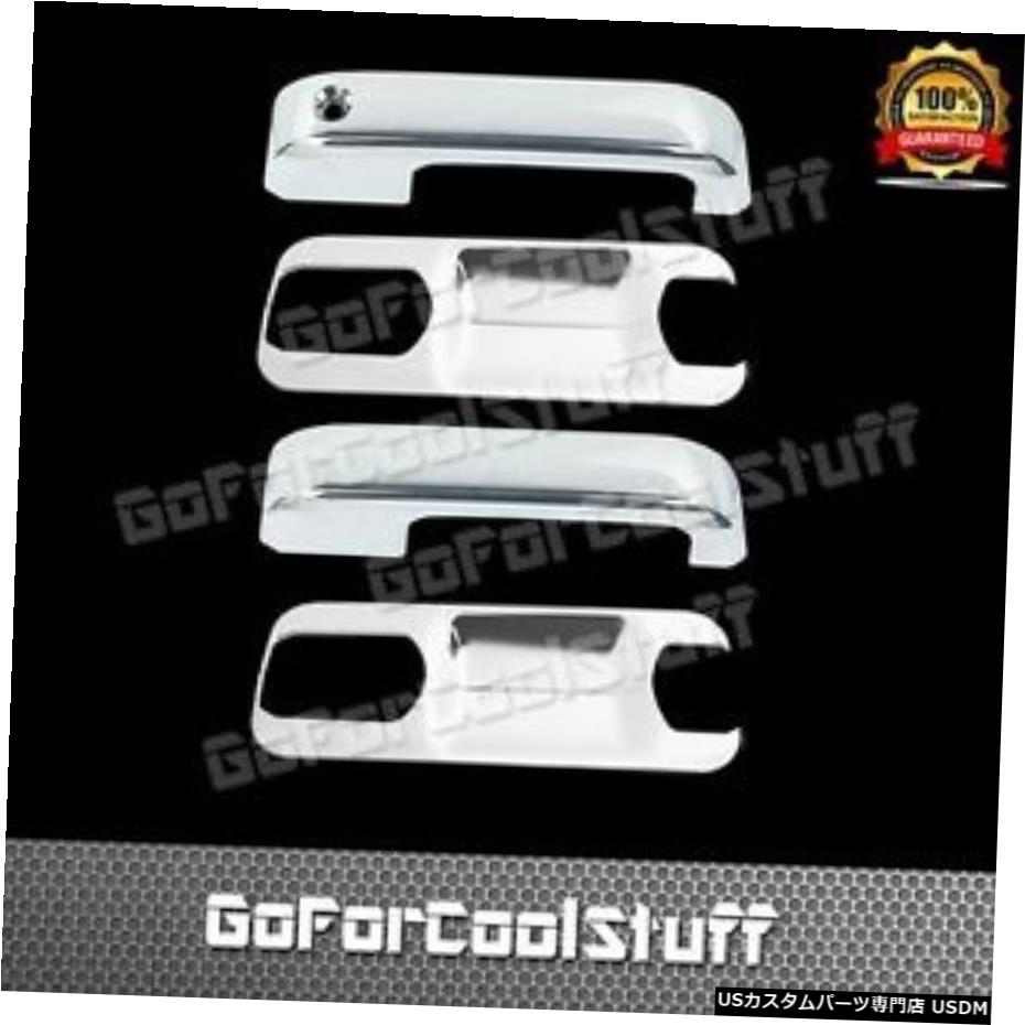 クロームメッキ 2015-Up Ford F-1502ドアハンドルW / O Psgkh +バックプレートレバーAbsクロームカバー 2015-Up Ford F-150 2 Doors Handle W/O Psgkh+Back Plate Lever Abs Chrome Covers 【並行輸入品】