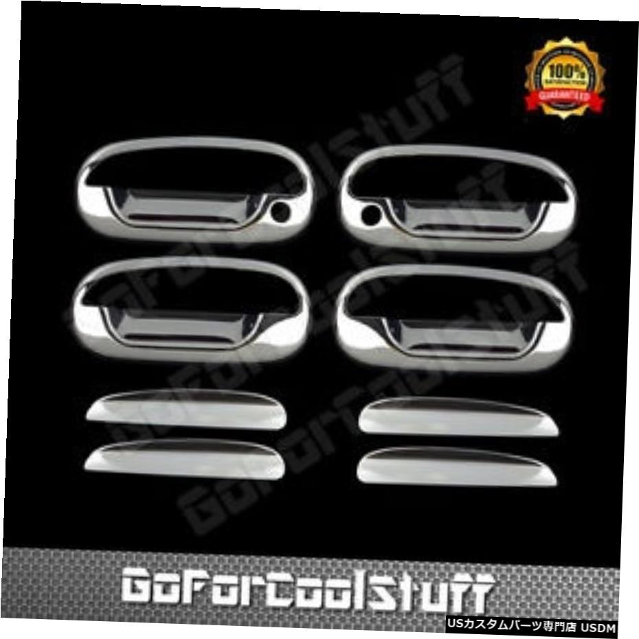クロームメッキ フォードF-1501997-2003用クローム4ドアハンドルカバーW / Psh Kh W /アウトキーパッド For Ford F-150 1997-2003 Chrome 4 Doors Handles Covers W/ Psh Kh W/Out Key Pad 【並行輸入品】