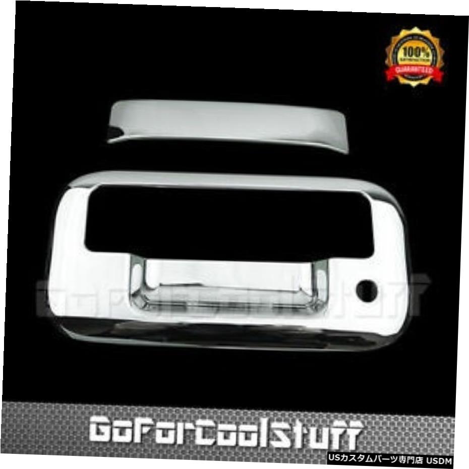 クロームメッキ リンカーン04-07マークLtクロームテールゲートハンドルカバー、キーホール付き For Lincoln 04-07 Mark Lt Chrome Tailgate Handle Cover W/ Key Hole 【並行輸入品】