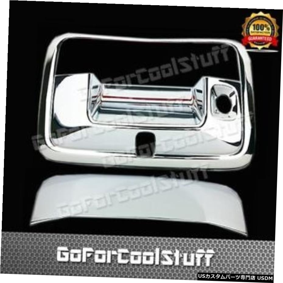 クロームメッキ Chevy 2015-16コロラドクロームテールゲートハンドルカバーW / Kyhole、W / Cam Hole For Chevy 2015-16 Colorado Chrome Tailgate Handlle Cover W/Kyhole,W/Cam Hole 【並行輸入品】
