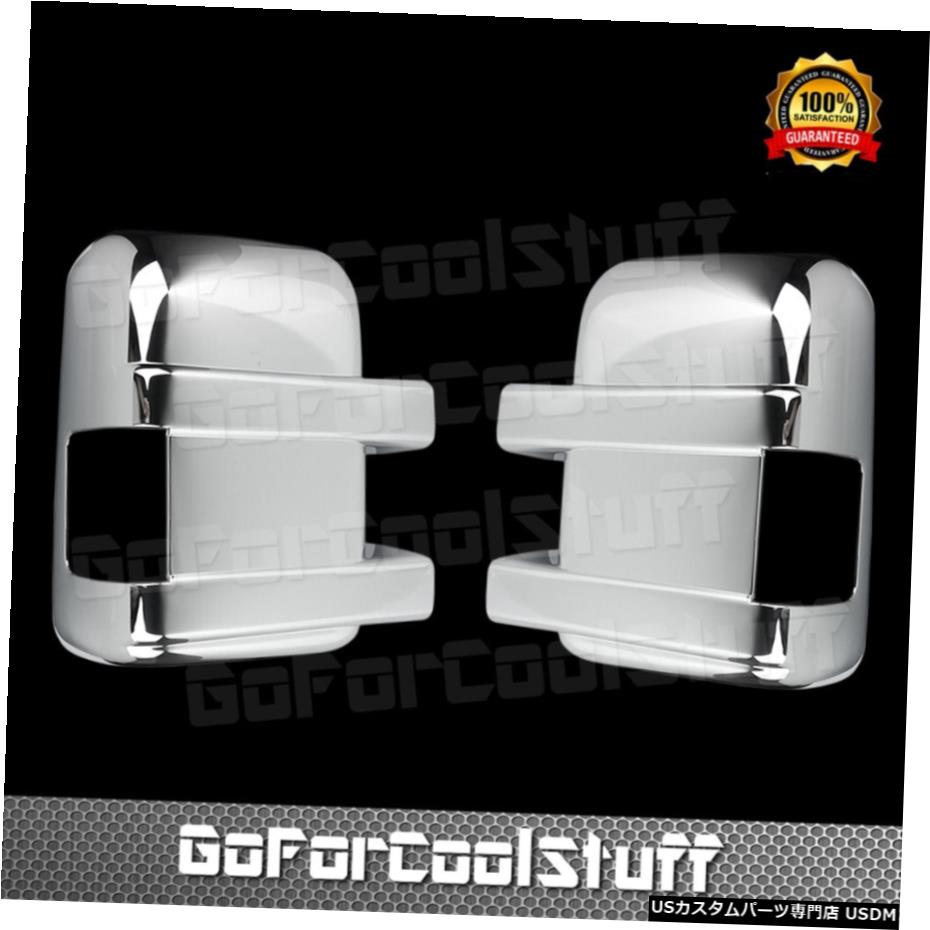 クロームメッキ 08?12 13 14 1516フォードF250F350 F450スーパーデューティクロームミラーカバー（リグ付き） For 08 ~12 13 14 15 16 Ford F250 F350 F450 Super Duty Chrome Mirror Cover W/ lig 【並行輸入品】 30,102円