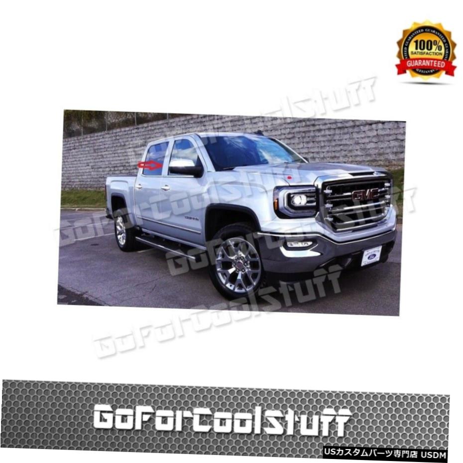 クロームメッキ 2014-15 16 17 2018 Chevy Silverado 1500 / GMC Sierra Chromeトップミラーカバー For 2014-15 16 17 2018 Chevy Silverado 1500 / GMC Sierra Chrome Top Mirror Cover 【並行輸入品】 26,956円