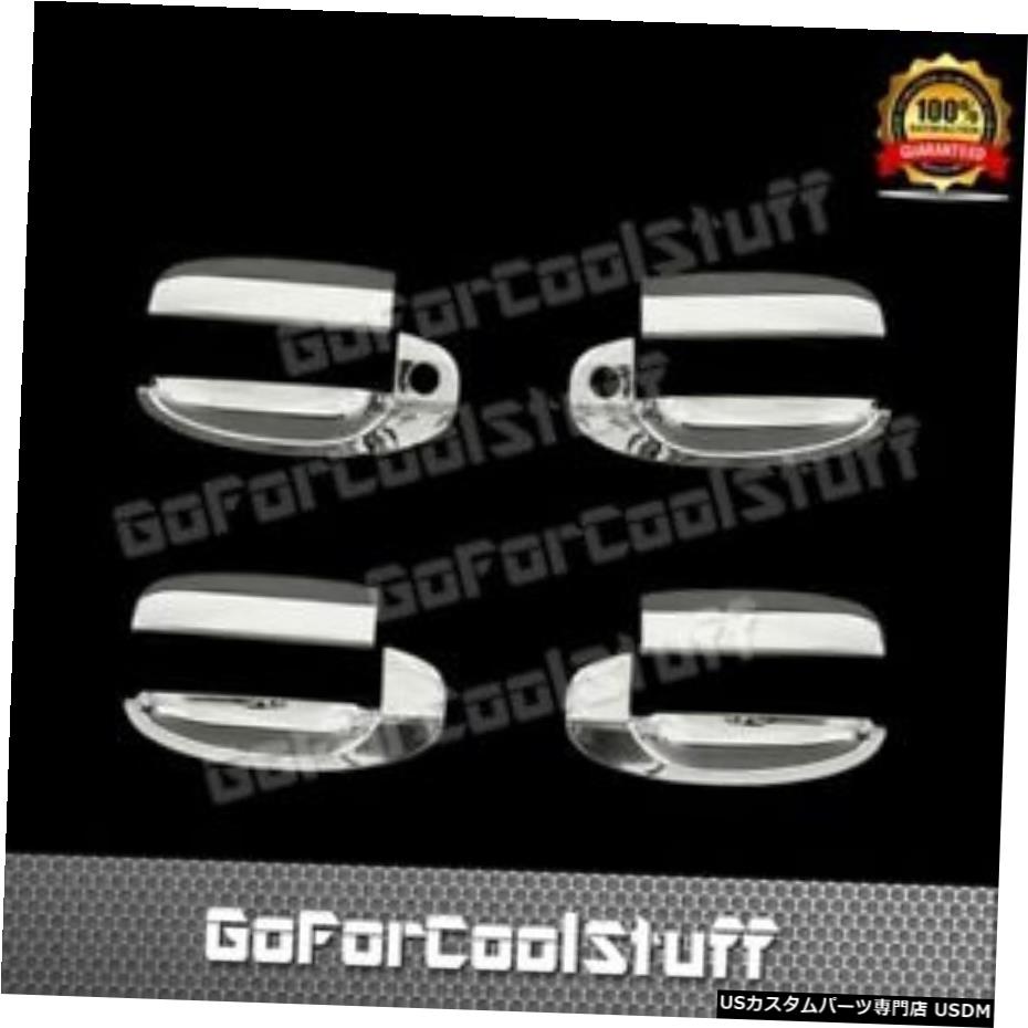 クロームメッキ Chevy AveoLtハッチバック用02-0809 10 11 Chrome4ドアハンドルカバーW / Psg Kh For Chevy Aveo Lt Hatchback 02-08 09 10 11 Chrome 4 Door Handle Cover W/ Psg Kh 【並行輸入品】