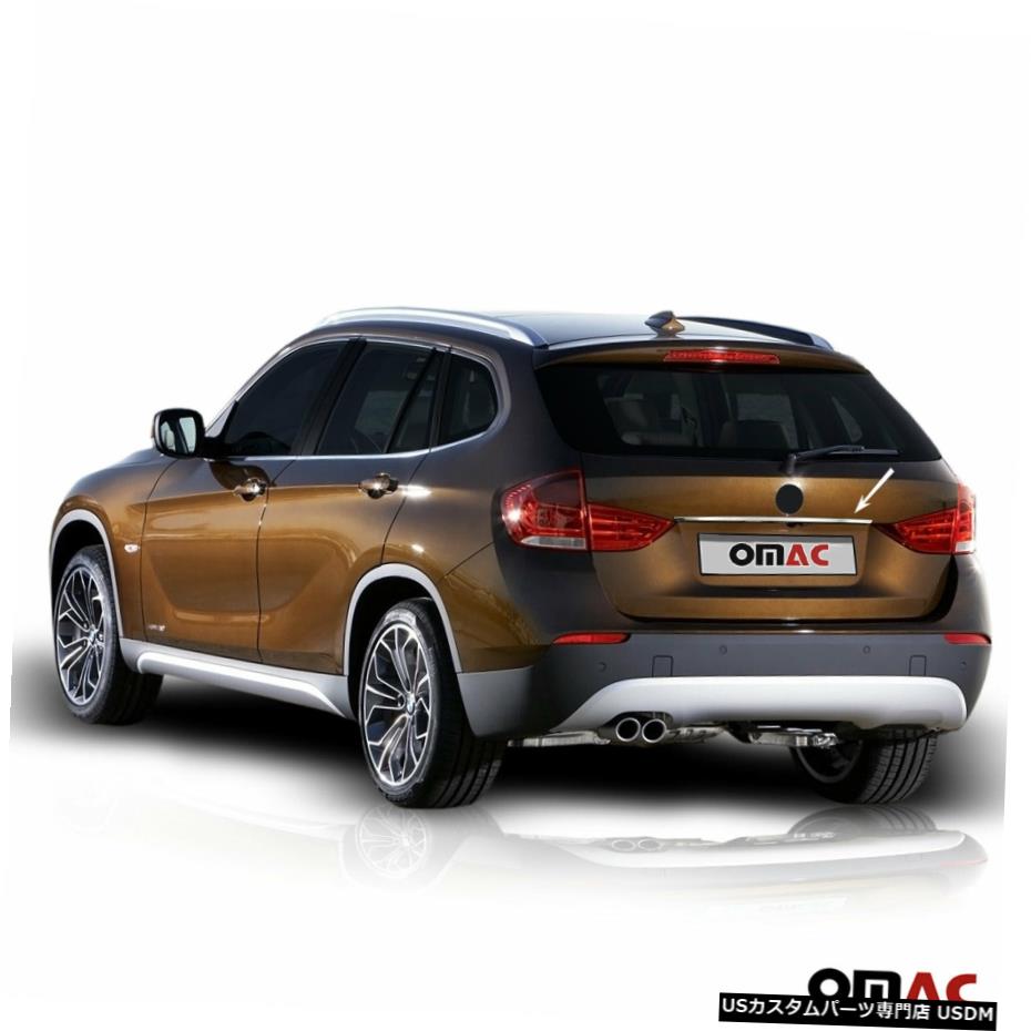 クロームメッキ Fits BMW X1 E84 2012-2015 Chrome Trunk Tailgate Grab Handle Trim Cover S.Steel 【並行輸入品】