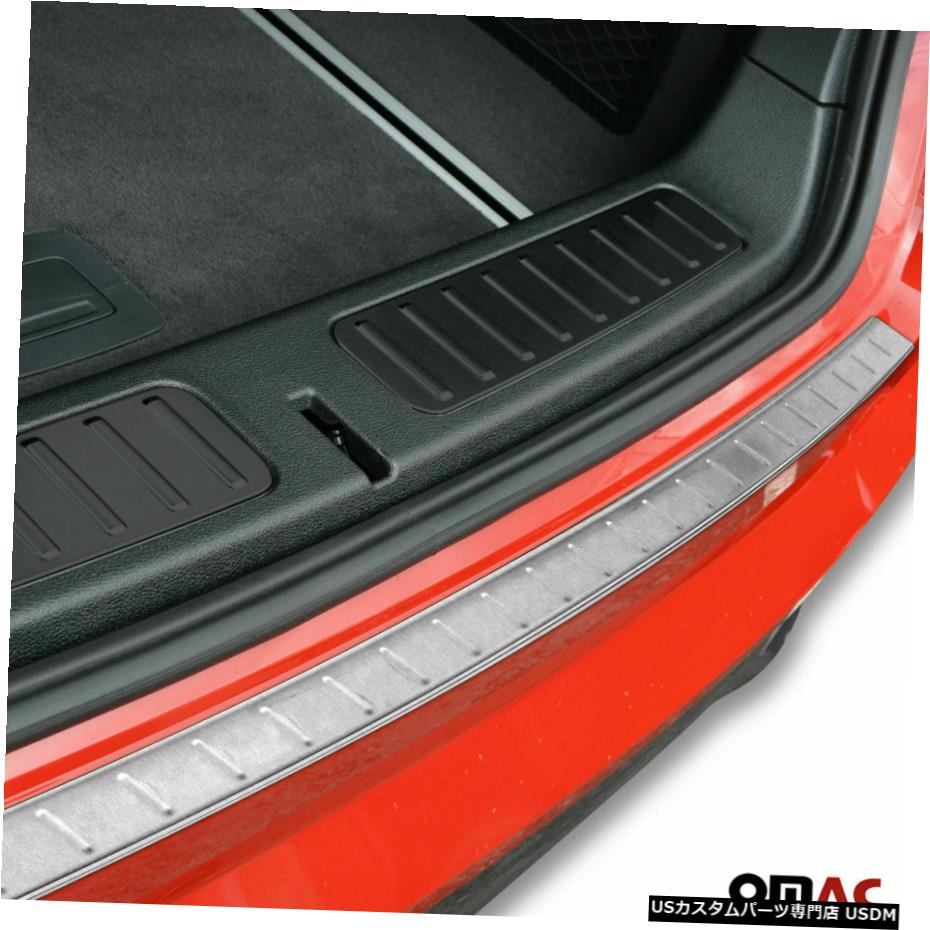 クロームメッキ Chrome Rear Bumper Guard Trunk Sill Protector Steel Brushed For BMW X4 2015-2018 【並行輸入品】
