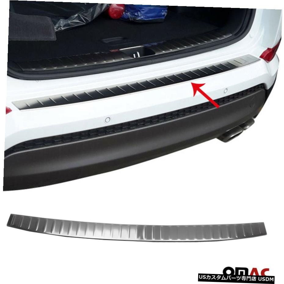 クロームメッキ For Hyundai Tucson 2016-2018 Chrome Rear Bumper Guard Trunk Sill Cover S.Steel 【並行輸入品】