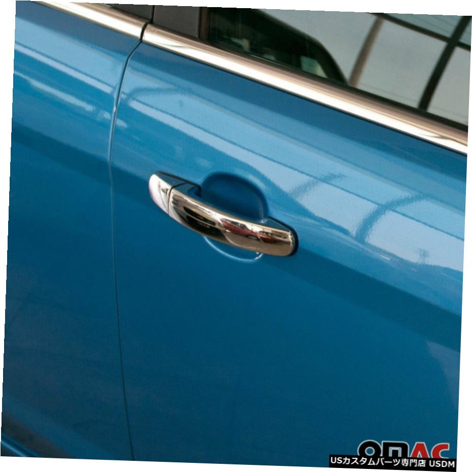 クロームメッキ For Mercury Mariner Chrome Door Handle Cover Trim S.Steel 8Pcs. 4Door 2008-20012 【並行輸入品】