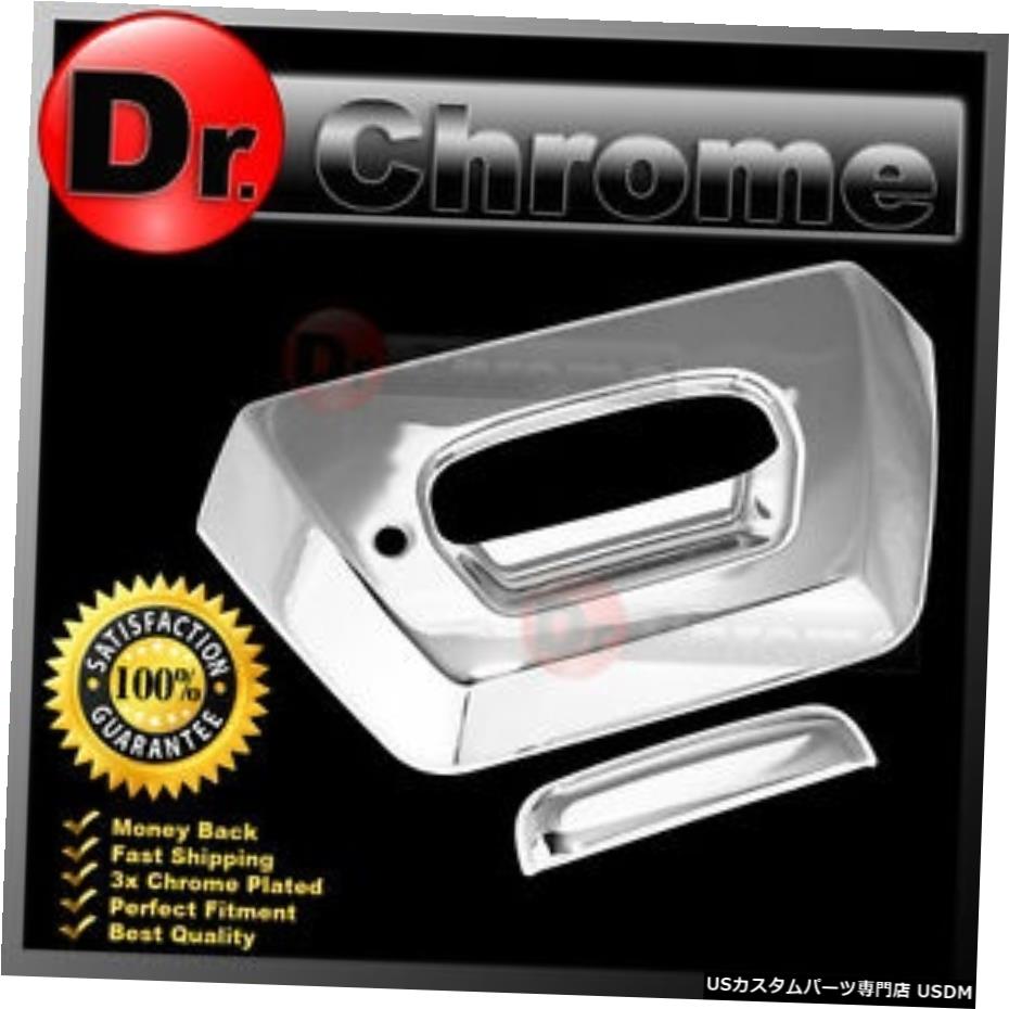 クロームメッキ 02-06 Chevy AVALANCHE 1500+2500 Chrome ABS Tailgate with Keyhole Handle Cover 【並行輸入品】