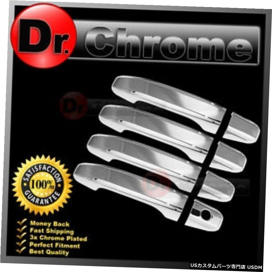 クロームメッキ 15-17 Chevy Suburban+Tahoe Triple Chrome 4 Door Handle w/o Smart Hole Cover 2016 【並行輸入品】