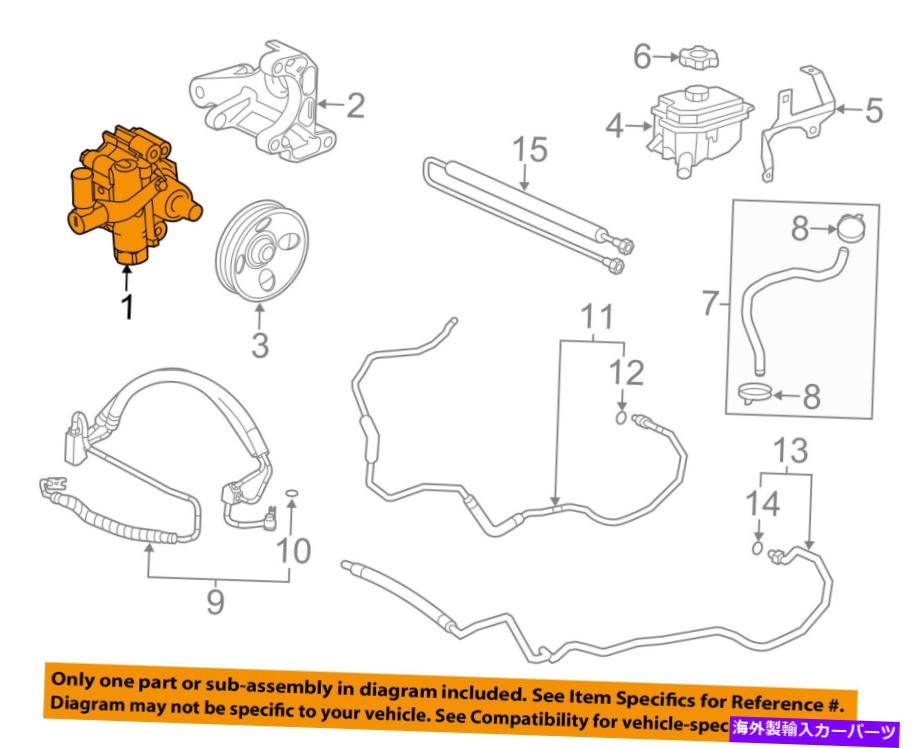 Power Steering Pump GM OEM-パワーステアリングポンプ13582209 GM OEM-Power Steering Pump 13582209 【並行輸入品】