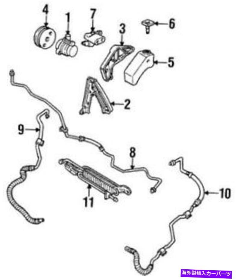 Power Steering Pump 本物のGMパワーステアリングポンプ88959420 Genuine GM Power Steering Pump 88959420 【並行輸入品】