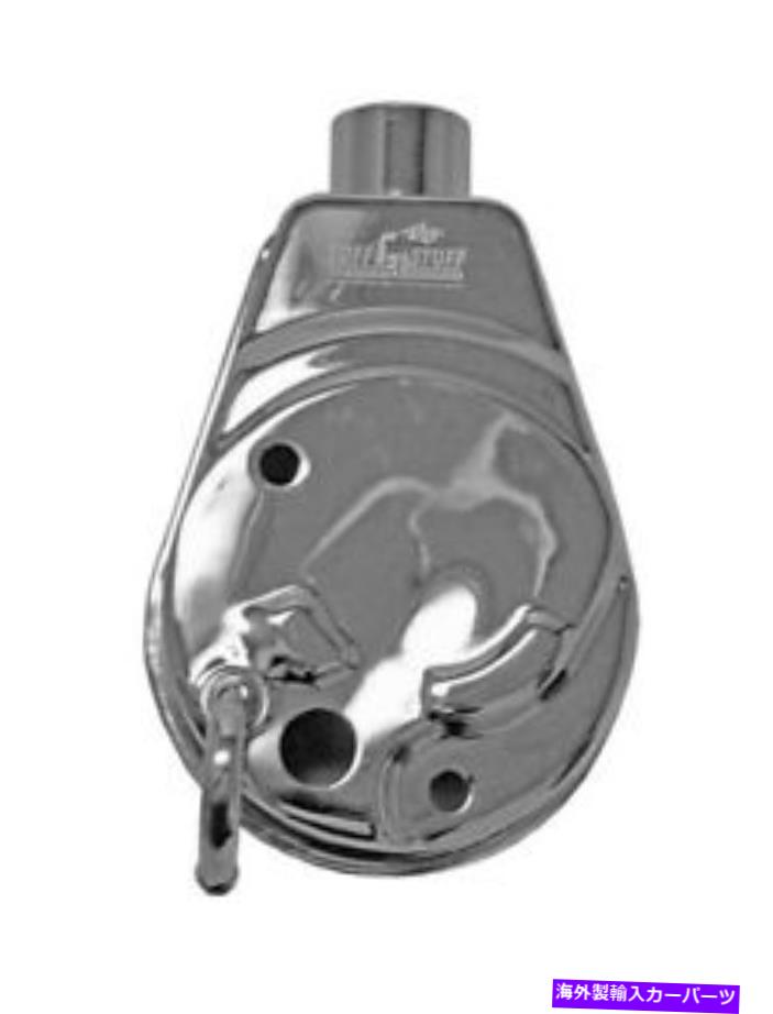 Power Steering Pump TUFF STUFF - パワーステアリングポンプ缶クロームP / N - 6501A TUFF-STUFF Power Steering Pump Can Chrome P/N - 6501A 【並行輸入品】｜カスタムパーツ WORLD倉庫