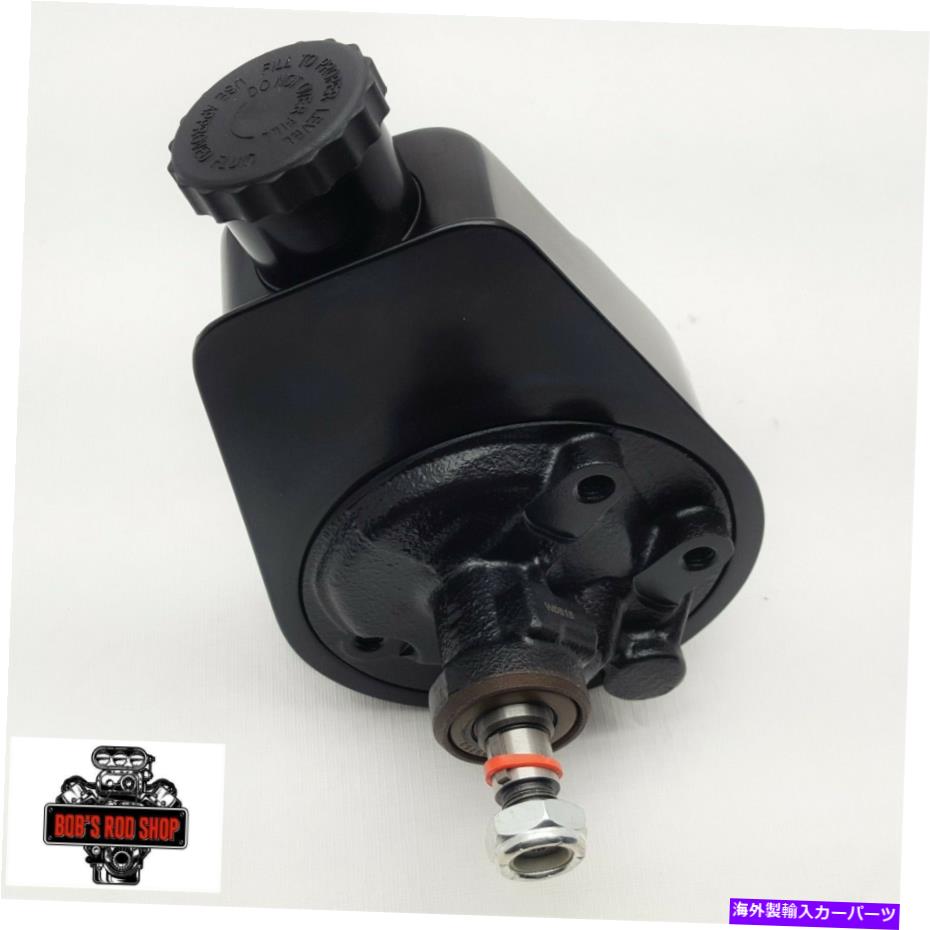 Power Steering Pump 小さなビッグブロックシェビーブラックサギノーパワーステアリングポンプSBC BBC 350 454 327 427 Small Big Block Chevy Black Saginaw Power Steering Pump SBC BBC 350 454 327 427 【並行輸入品】