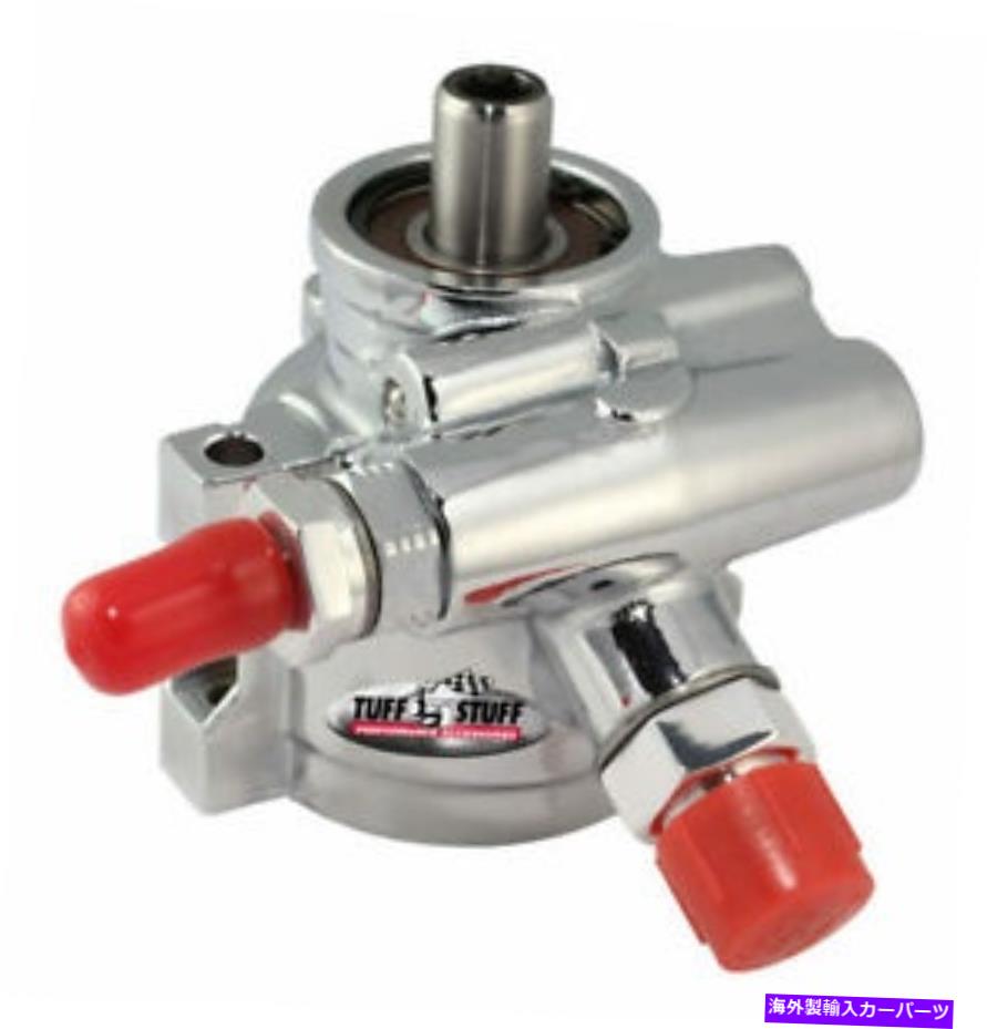 Power Steering Pump TUFF STUFF-II型のパワーステアリングポンプクロームW / ANフィッティング6170ALD TUFF-STUFF Type II Power Steering Pump Chrome w/AN Fitting 6170ALD 【並行輸入品】