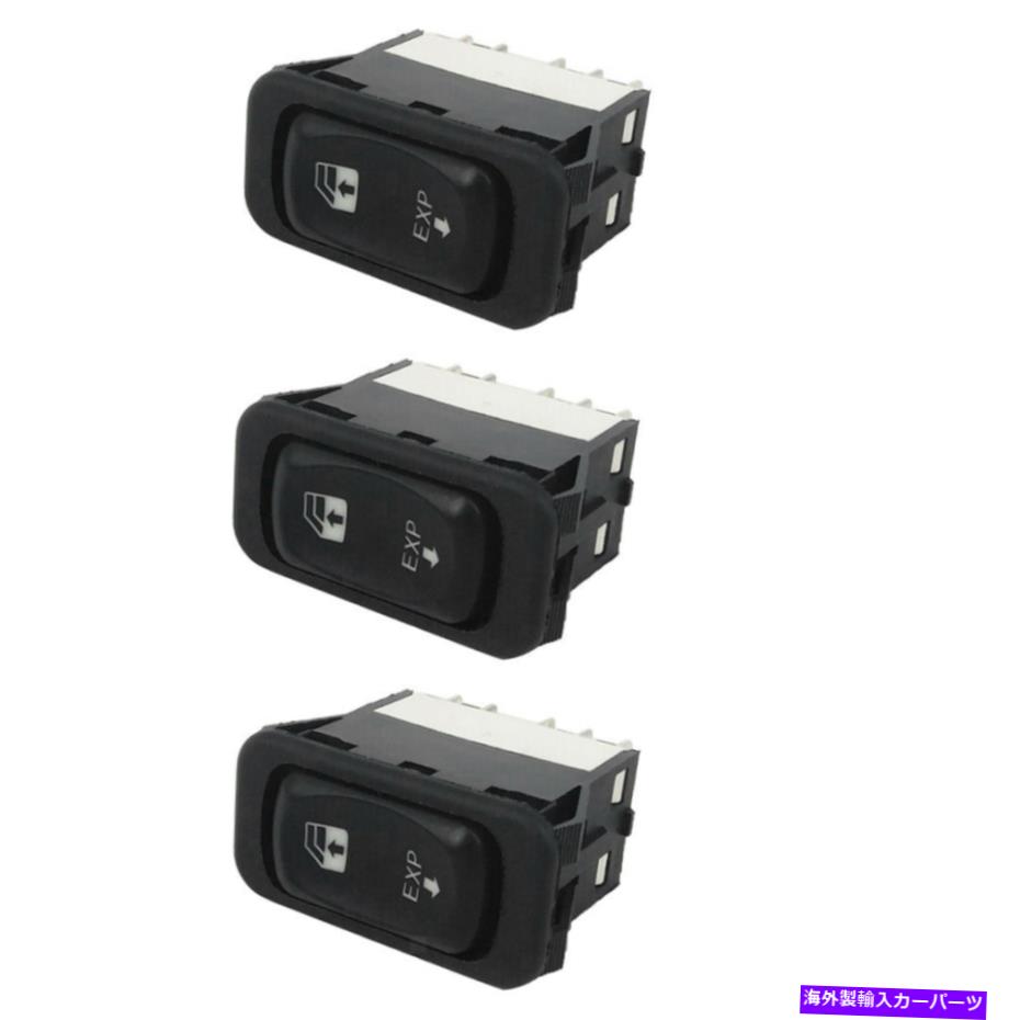 WINDOW SWITCH フレートライナーコロンビアのために3xFront左エレクトリックマスターウィンドウコントロールスイッチ 3xFront Left Electric Master Window Control Switch For Freightliner Columbia 【並行輸入品】