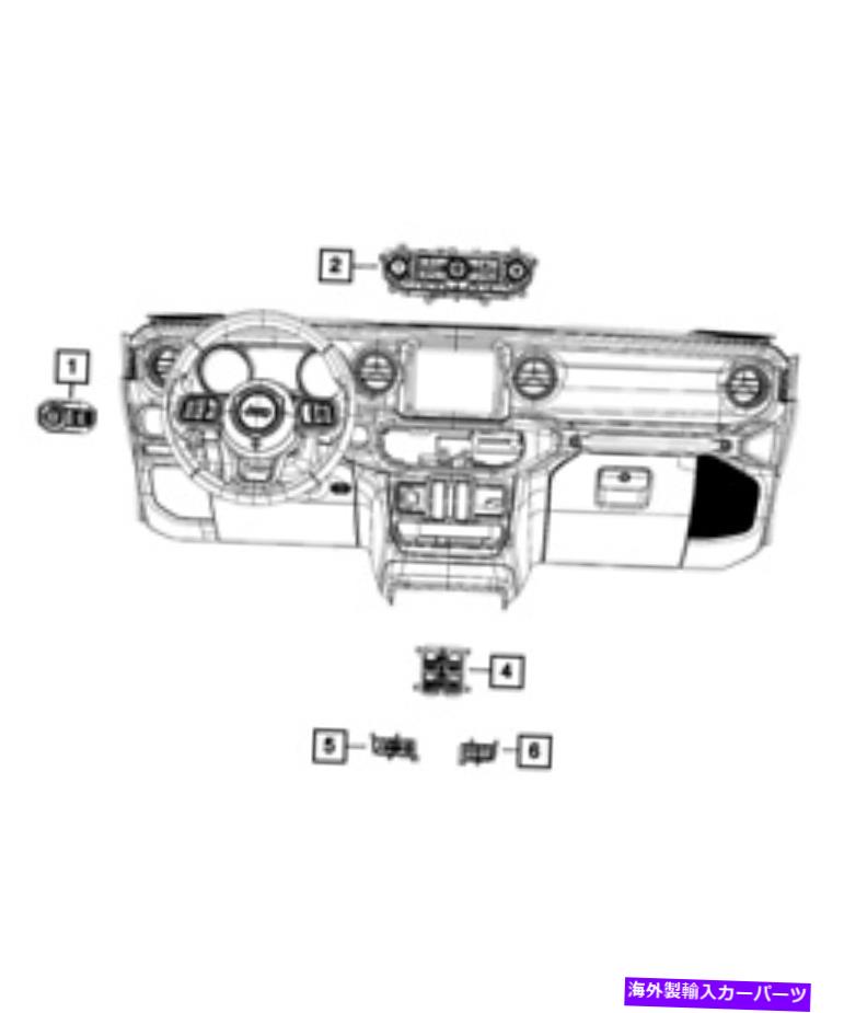 WINDOW SWITCH 本物のモパーパワーウインドウスイッチ68290764AE Genuine Mopar Power Window Switch 68290764AE 【並行輸入品】