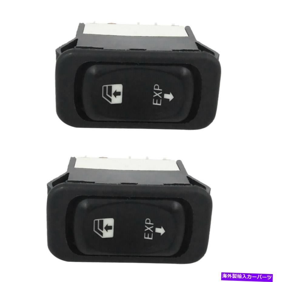 WINDOW SWITCH フレートライナーコロンビアのための2つの電力ウィンドウマスターコントロールスイッチはめあい 2 Electric Power Window Master Control Switch Fits for Freightliner Columbia 【並行輸入品】