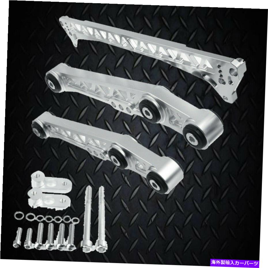 LOWER CONTROL ARM 92-95ホンダシビック93-97デルソルためのより低いコントロールアーム+サブフレームブレースアルミ Lower Control Arm+Subframe Brace Aluminum For 92-95 Honda Civic 93-97 Del Sol 【並行輸入品】