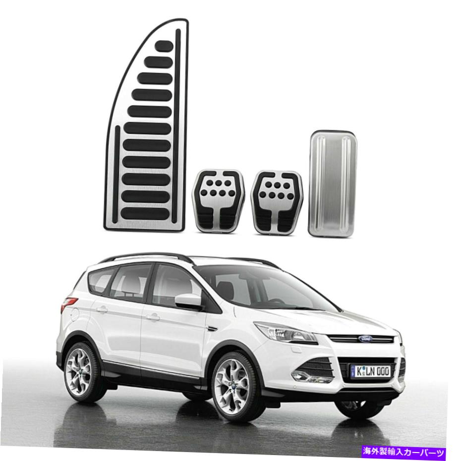 Foot Pedal フォード的久我脱走mk2 Mk3 Mk4のrs用途ステンレススチールフットペダルカバーパッド Stainless Steel Foot Pedal Covers Pads For Ford Focus Kuga Escape Mk2 Mk3 Mk4 Rs Vintageworksbikes Com