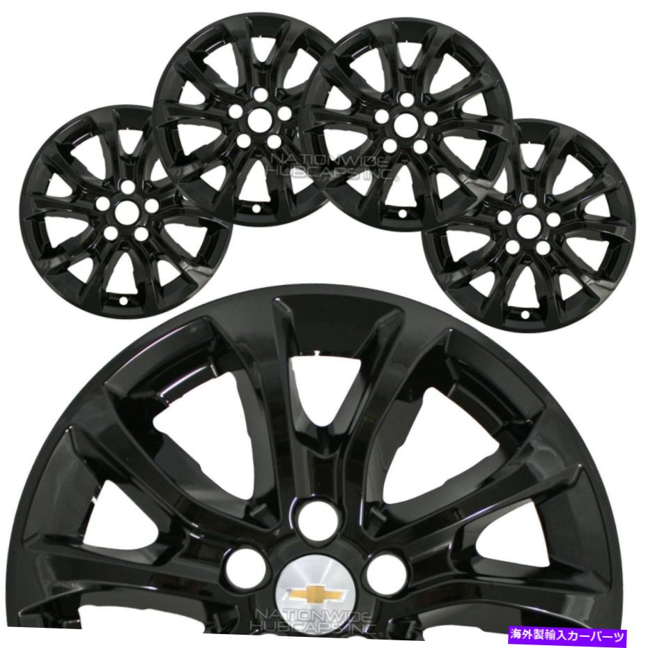 Wheel Covers Set of 4 4ブラック2018年から2021年春分の17\