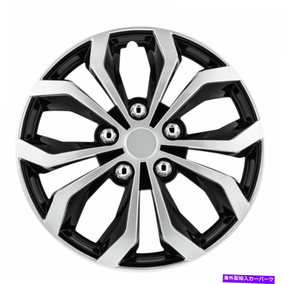 Wheel Covers Set of 4 パイロット自動車スナップオンホイールキャップホイール・リムカバー15\