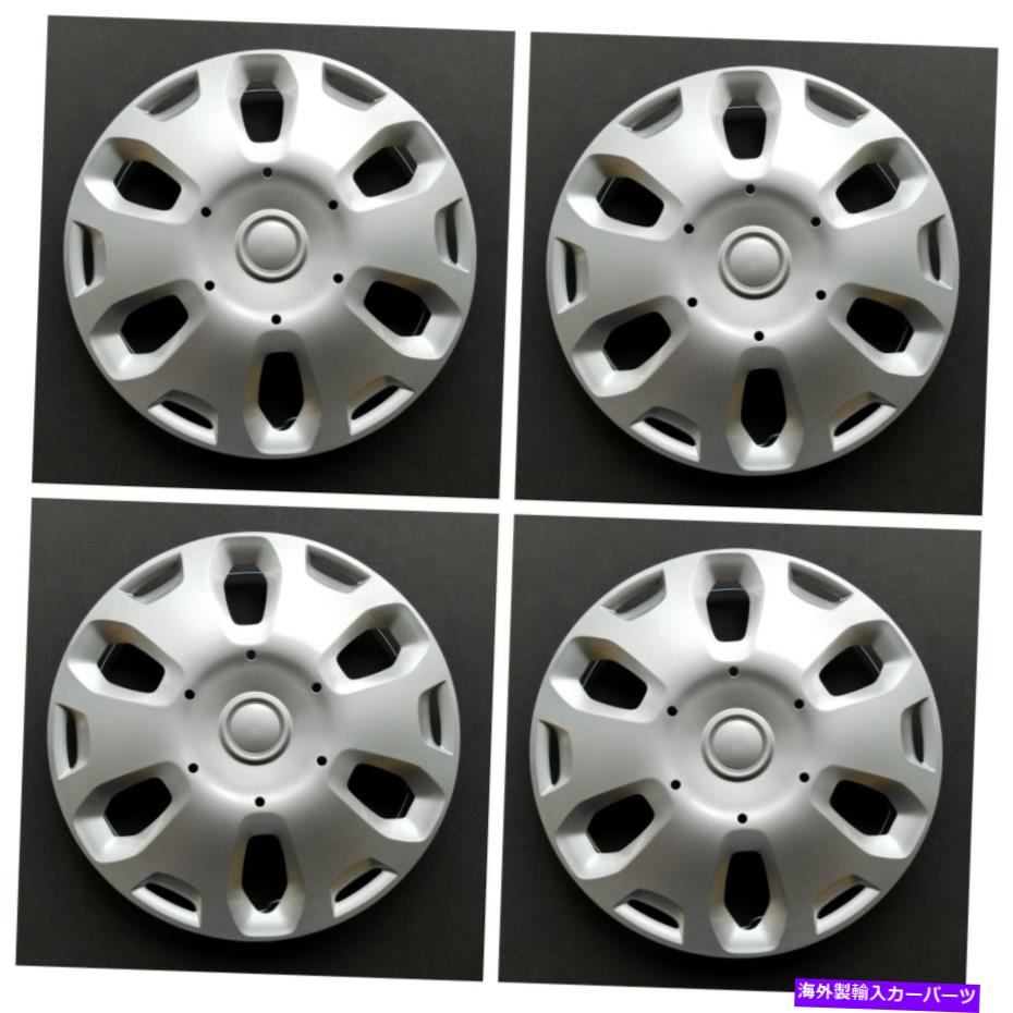 Wheel Covers Set of 4 新しいホイールは、ホイールキャップはめあい4の2010 2013フォード・トランジットコネクト15\