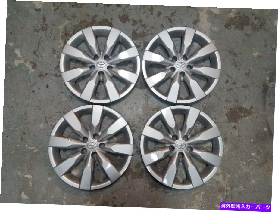 Wheel Covers Set of 4 4新しいセット2014 2015 2016カローラ16&rdquo; ホイールキャップホイールは61172送料無料をカバー Set Of 4 New 2014 2015 2016 Corolla 16&rdquo; Hubcaps Wheel Covers 61172 Free Shipping 【並行輸入品】｜カスタムパーツ WORLD倉庫