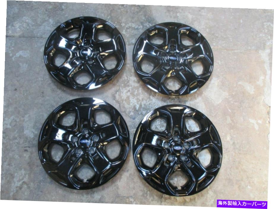 Wheel Covers Set of 4 4ブランドの新しい2010 2011 2012フュージョン17" ホイールカバーホイールキャップブラック7052の1セット 1 Set of 4 Brand New 2010 2011 2012 Fusion 17" Wheel Covers Hubcaps Black 7052 【並行輸入品】|カスタムパーツ WORLD倉庫
