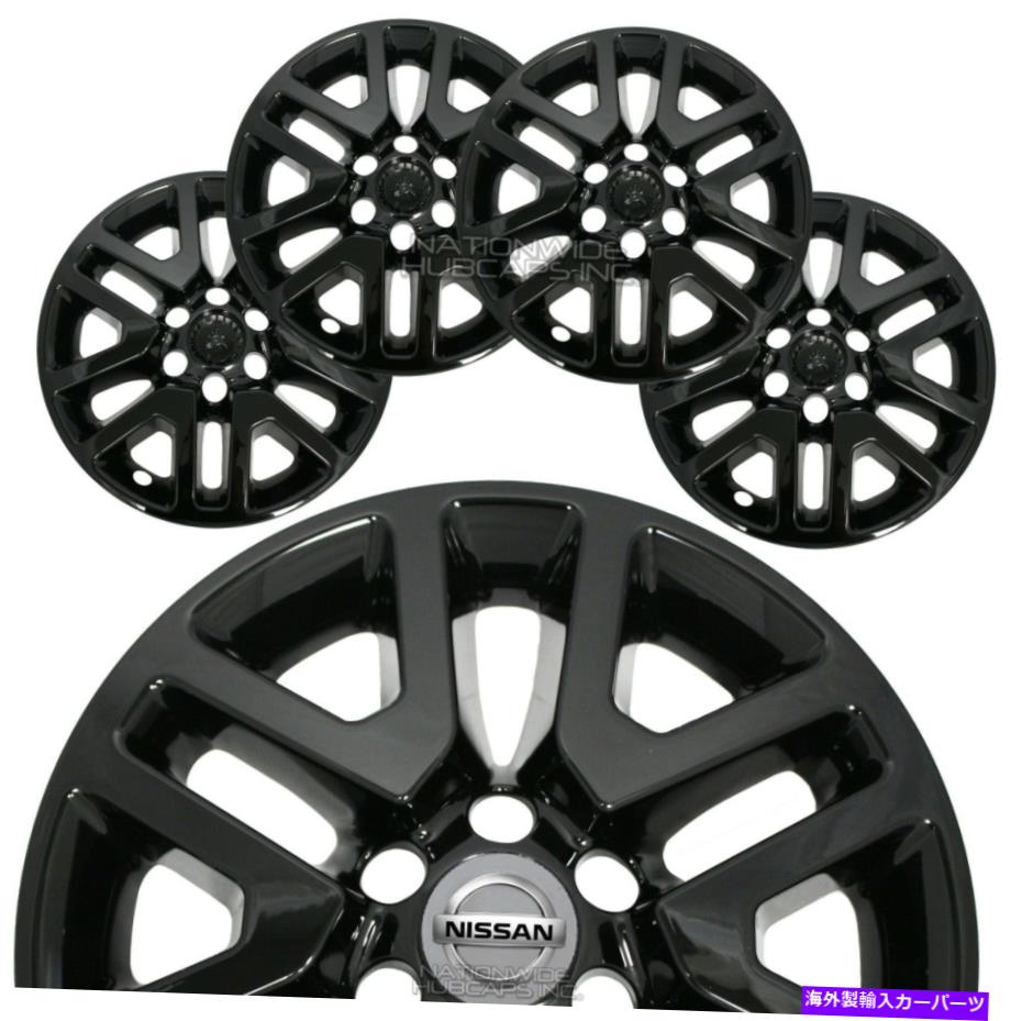 Wheel Covers Set of 4 4つのフィット日産フロンティア2014年から2021年ブラック16\